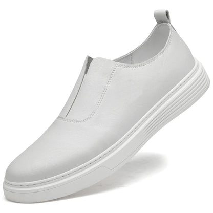 Leather Men Casual Shoes Youth Latest Trend Luxury Brand 2023 Mens Loafers Moccasins Business Daily Slip on Black Driving Shoes