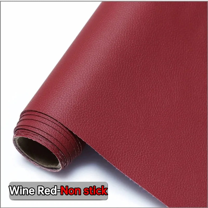 Non-stick Leather Fabric for Sofa Sewing Faux Leather Fabric Synthetic Material Arts Leathercraft DIY Large Size 1.6 Meters Wide