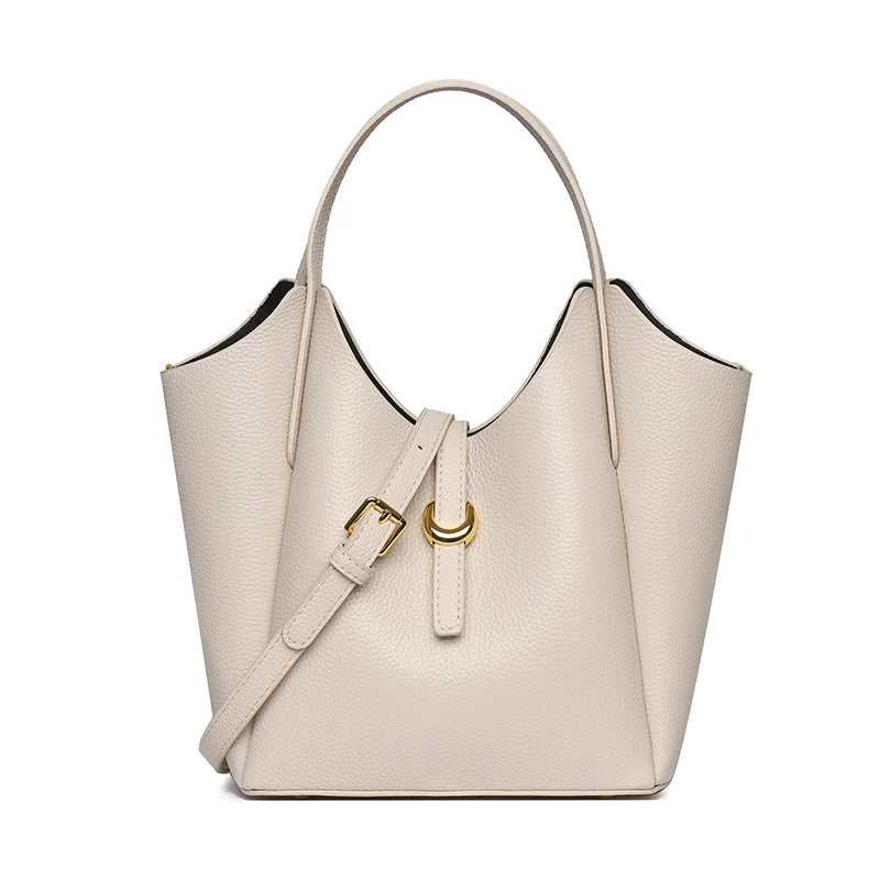 100% Genuine Cow Leather Handbag Women Fashion Elegant Crossbody Bags for Ladies Small Hand Bag Cowhide Shoulder Bags Designer