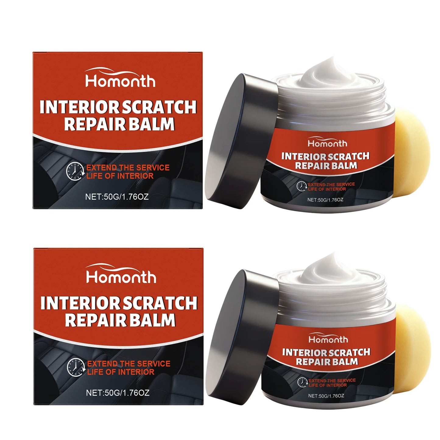 Car Interior Cleaner Leather Care Cream For Seats Dashboard Steering Wheel Automotive Cleaning and Care Accessories