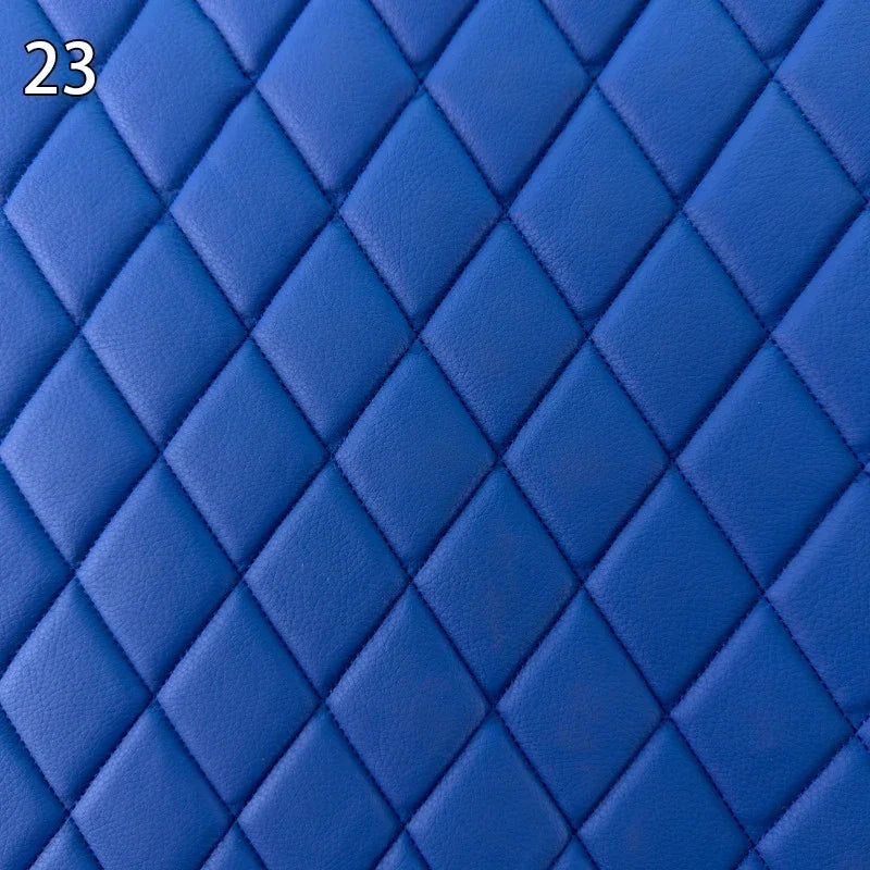 100x158cm Faux Leather Fabric Foam Quilted Padded for Car Interior Seat Cover Sofa Cushion Wear Resistant DIY
