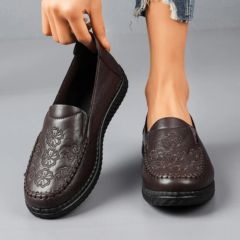 Women's Shoes Leather-Printed One-Piece Waterproof Lazy Shoes Women's Summer Shoes Cheap Shoes Clearance Free Shipping