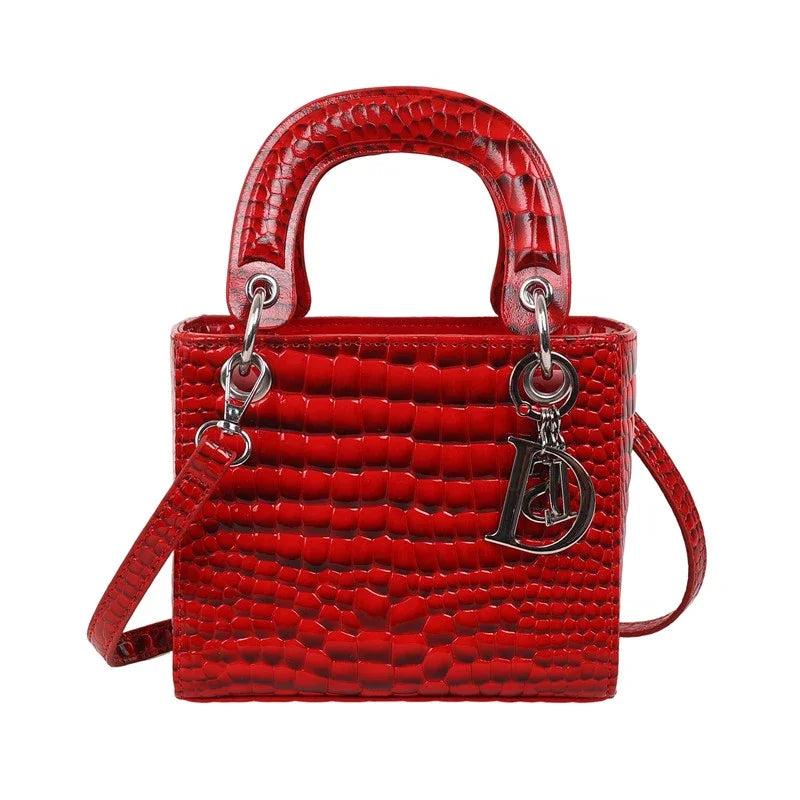 Elegant Leather Crossbody Bag For Women Luxury Designer Shoulder Handbag Classic Tote Purse Ladies Stylish Diaper Bags