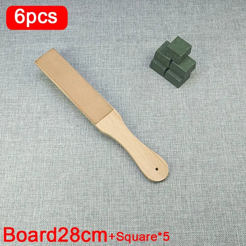 Leather for Knife Sharpening with Polishing Compound - Double Sided Stropping Leather : Knife for Wood Carving and Woodworking.