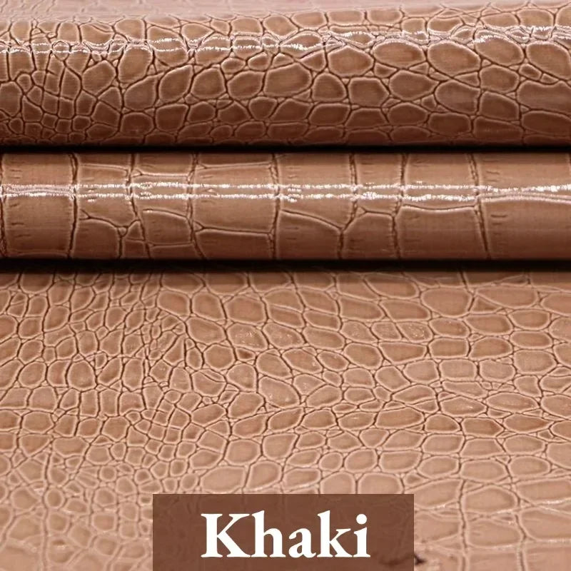 Crocodile Texture Self Adhesive Artificial Leather Repair Patch Repairing Sofas Furniture Seats DIY Leather Synthetic Leather