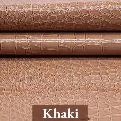 Crocodile Texture Self Adhesive Artificial Leather Repair Patch Repairing Sofas Furniture Seats DIY Leather Synthetic Leather
