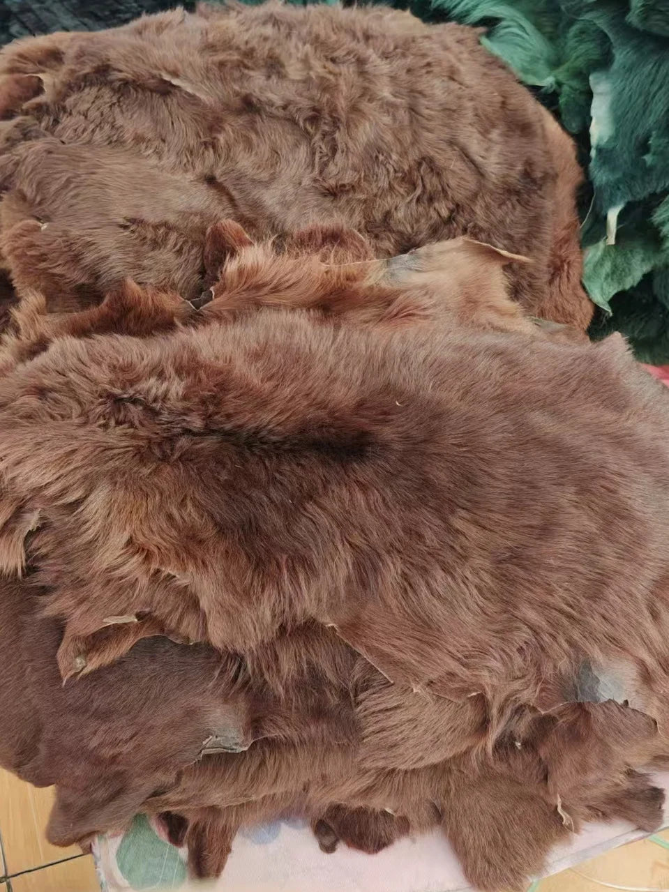Whole Tuscan Sheepskin Dyed Fur Integrated with the Skin High Density Thick Velvet Curly Wool Sheep Warm Sofa Cushion