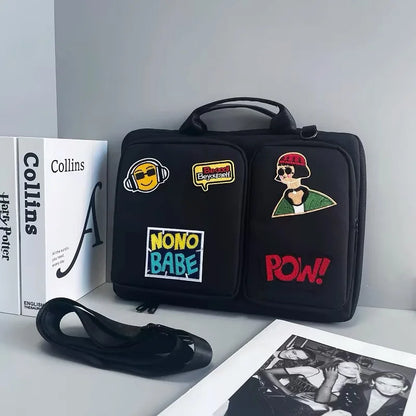 Creative Laptop Bag High Capacity Shoulder Handbag 13.3 14 15.6 16 Inch For Macbook Air Pro HP Huawei Asus Dell Lenovo ASUS Acer