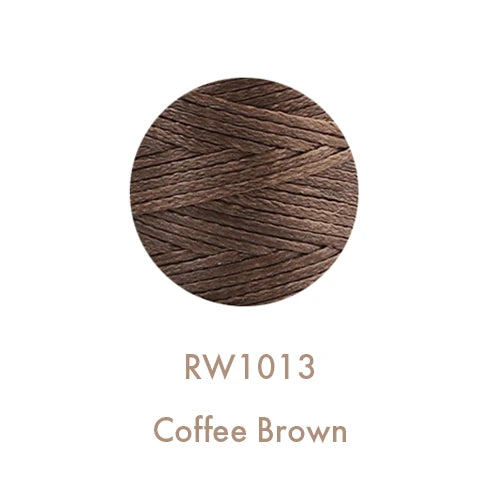 150D 0.8MM Flat Waxed Sewing Thread 260Meters Waxed Thread For Leather Waxed Cord For Leather Craft Hand Stitching Thread