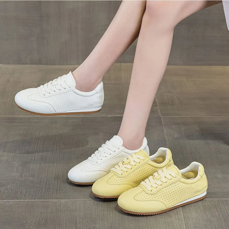 Women's Shoes - 2026 New Style Leather High-heel Dechen Shoes for Women, Retro Casual, Versatile and Sporty, Aigan Shoes Luxury
