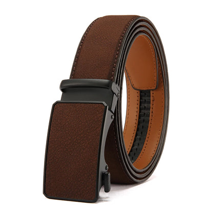 Men Leather Belt Automatic Buckle High Quality Male Leather Strap Luxury Jeans for Men Men Accessori