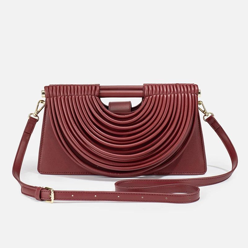 Handbags for Women 2025 New Gold Luxury Designer Brand Handwoven Noodle Bags Leather Pulled Hobo Silver Evening Clutch Chic