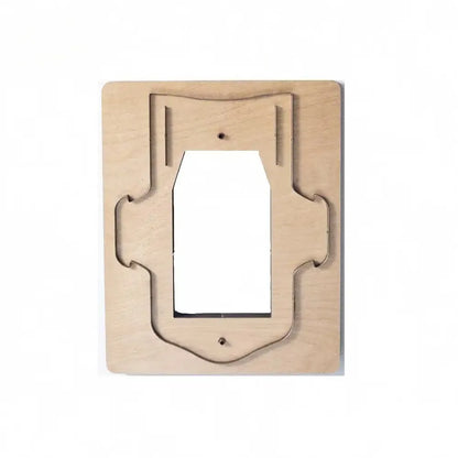 Wooden Leather Craftsmanship - DIY Leather Tools with Sharp Blades for Leather Processing and Cardboard Cutting