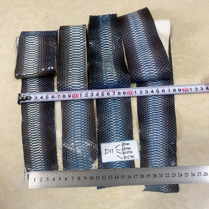 Leather Snake Skin for Phone Case and Belt DIY,Handmade Watch Strap Making Materials, Color Series, Special Offer