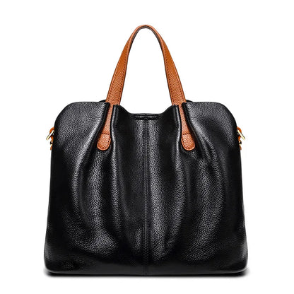 Women's Bag 100% Genuine Leather Luxury Designer Shoulder Bag Soft Cowhide Handbags Large Capacity Crossbody Bags for Women