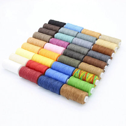 30m 0.8mm Leather Sewing Waxed Thread String Sewing Leather Hand Wax Stitching DIY Thread for Case Arts Crafts Handicraft Tool