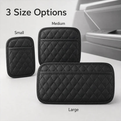 CAR ACCESSORIES MEN - 1 PIECE PU LEATHER CAR SEAT ORGANISER, MOBILE PHONE SUNGLASSES STORAGE, WATERPROOF DOCUMENT HOLDER