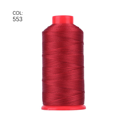 TEX 135 Nylon Bonded Thread 0.4MM Heavy Duty Fabric Sewing Leather Upholstery Shoes Canvas Sewing Stitch 420D/3 750 Yards Cone