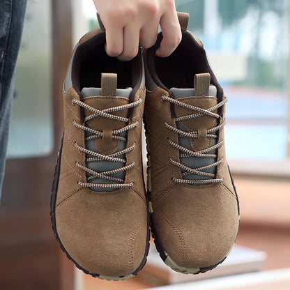 High Quality Leather Sports Shoe Wide Footed Men's Sports  Classic Flat Shoes Outdoor Anti Slip Men's Skateboarding Shoes 2026