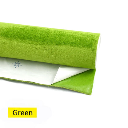 20*30-100*143cm Synthetic Leather Self-adhesive Fabric Car Interior Suede Adhesive Fabrics Door Velvet Decor Cloth DIY Accessory
