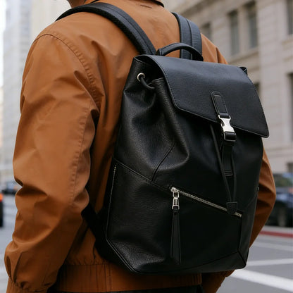 2026 New Model Backpack, Business Casual Bag, Outdoor Travel Bag, Leather Laptop Bag