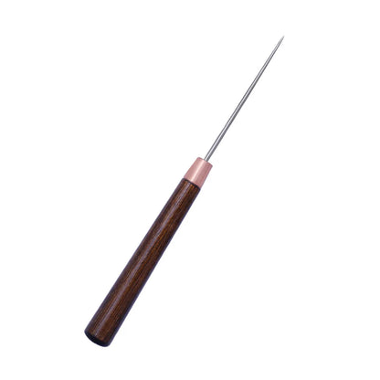 Durable Professional Leather Wood Handle Awl For Leather Craft Stitching Sewing Accessories Sewing Stitching Awl Hand Tools