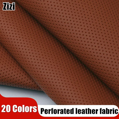 Not Stick Perforated Holes Leather Fabric Faux Leather Fabric for Furniture Couch Car Seat Office Chairs Sofa Repair Refurbished