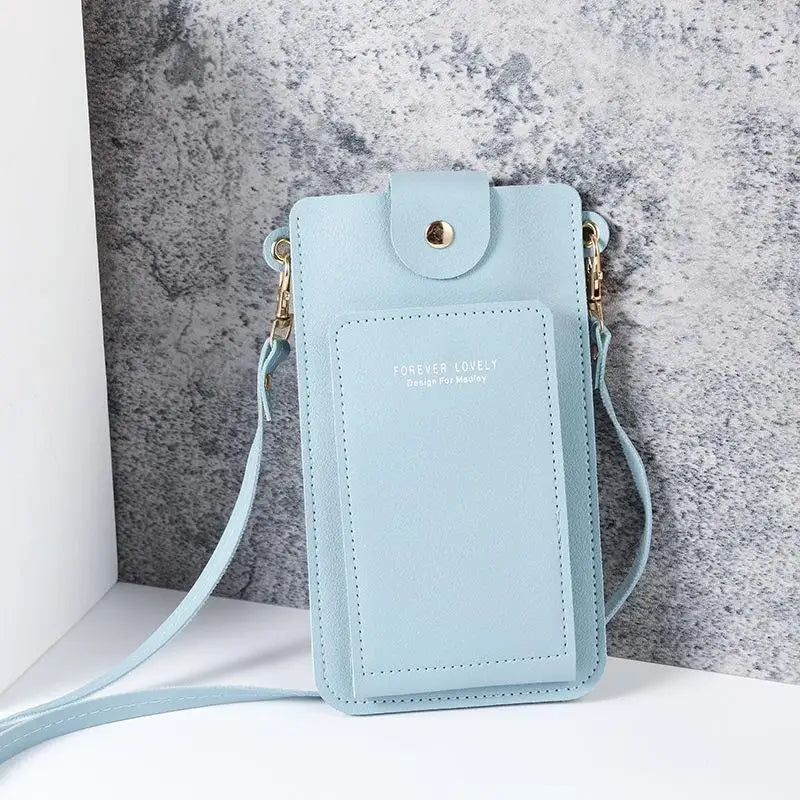 Women Bags Soft Leather Wallets Touch Screen Cell Phone Purse Crossbody Shoulder Strap Handbag For Female Cheap Women's Bags
