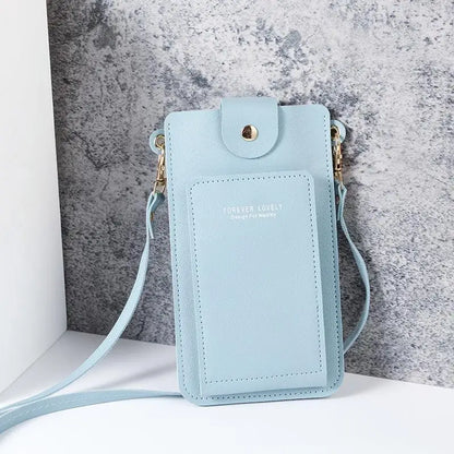 Women Bags Soft Leather Wallets Touch Screen Cell Phone Purse Crossbody Shoulder Strap Handbag For Female Cheap Women's Bags