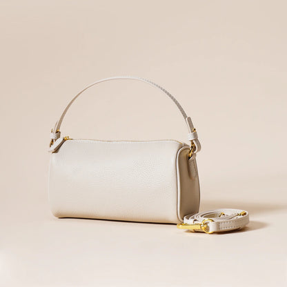 genuine leather women's handbag simple and elegant crossbody bag first layer cowhide trendy versatile underarm bag for women