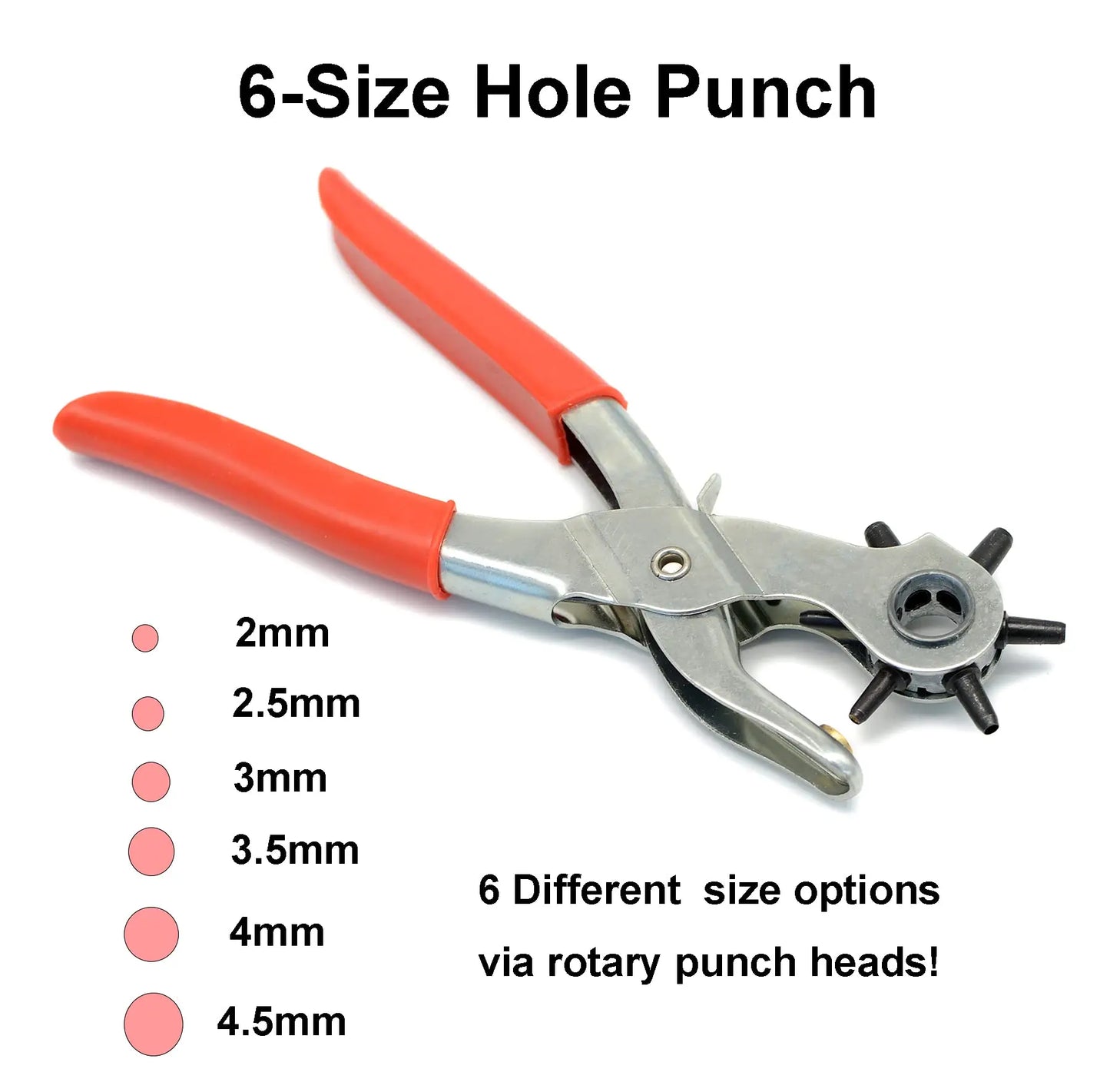 Leather Hole Punch Leather Tools Multifunctional Ordinary Carbon Steel Belt Puncher Punching Tool Belt Hole Puncher Crafts Tool