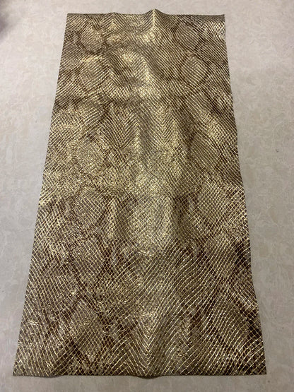 30x60cm Embossed Python Head Leather Cowhide Embossed Leather Handmade DIY Leather Handmade Leather Fabric Various Colors