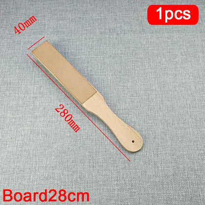 Leather for Knife Sharpening with Polishing Compound - Double Sided Stropping Leather : Knife for Wood Carving and Woodworking.