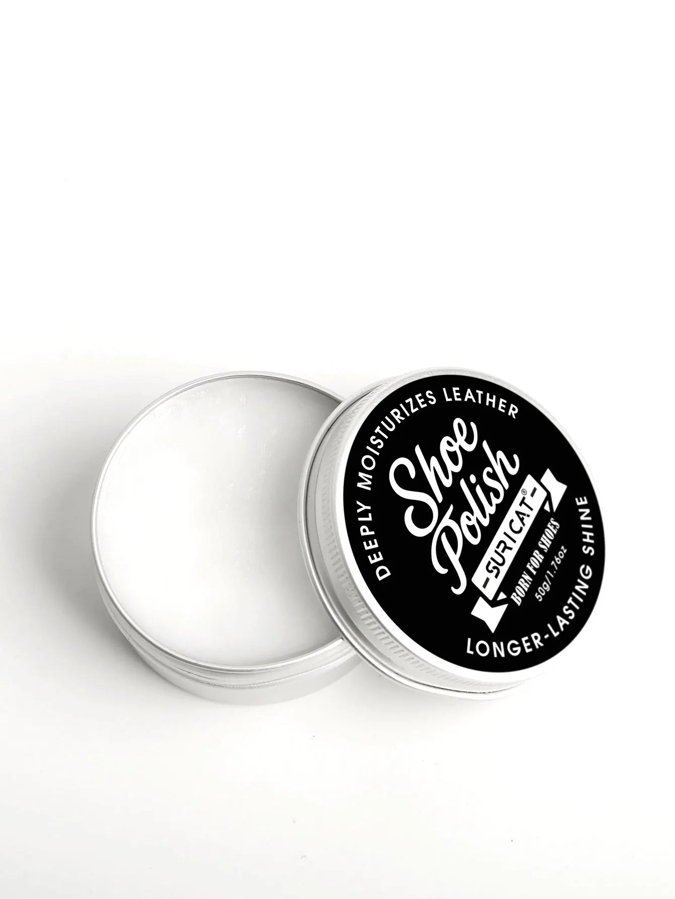 Leather Shoe Care Oil in Aluminum Box, Leather Cleaning and Nourishing Care, Polishing and Maintenance Oil, High-End Shoe and Leather Bag Polishing, Leather Cleaner, Car Seats, Sofas, High-End Leather Bag Cleaning Polishing S