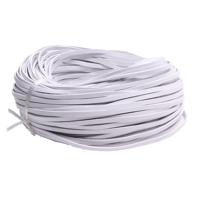 5meters 3mm Round Flat Genuine Leather Cord Thread Black Brown Color Leather Rope String Diy Bracelet Necklace Jewelry Making