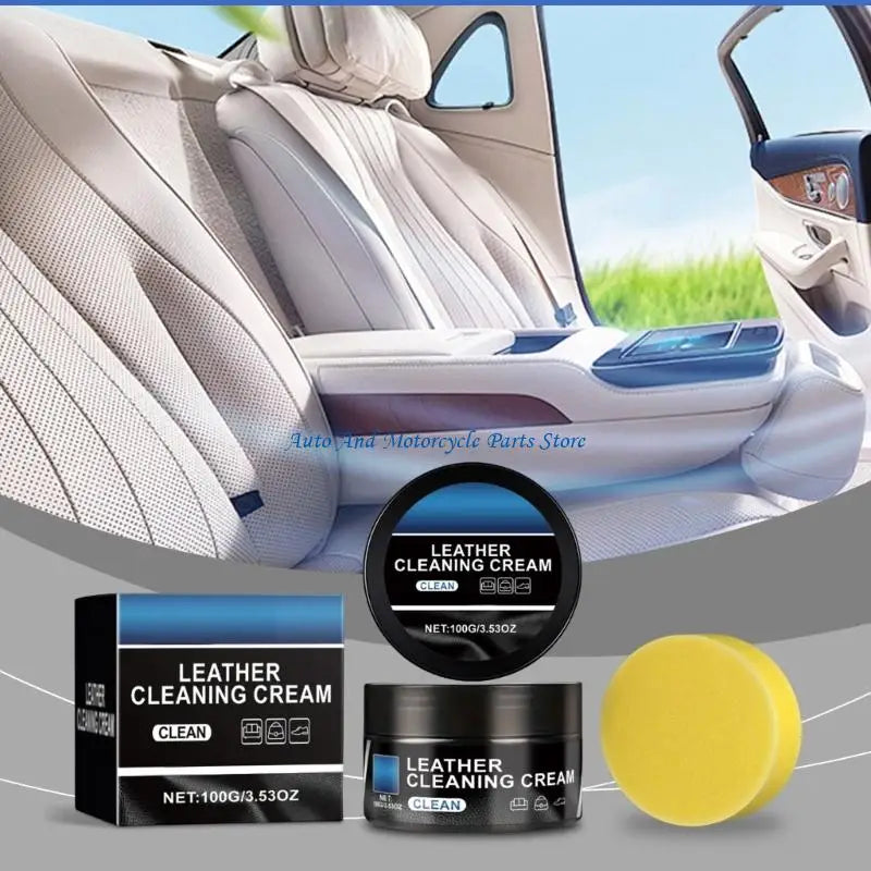 P9FD Natural Ingredients Leather Care Cream Leather Cleaning Cream for Auto Interiors