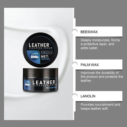 Car Leather Care Cream Car Interior Seat Leather Protection Renovation Glossy Care Cream ﻿