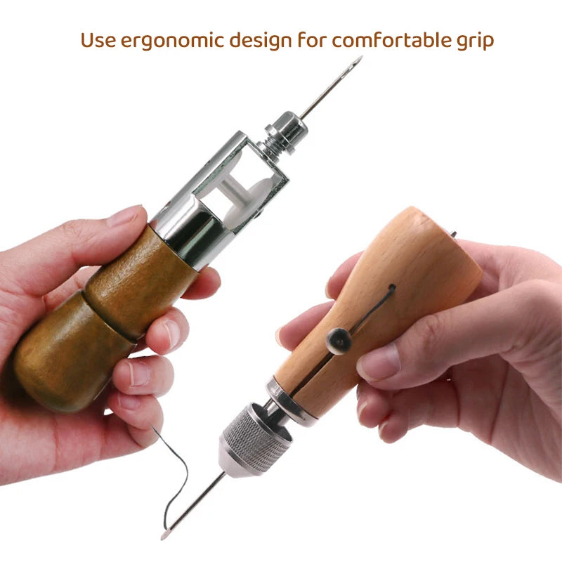 8pcs/set DIY Leather Sewing Thread Hand Sewing Tools Leather Craft Edge Stitching Belt Strips Shoemaker Canvas Repair Tools