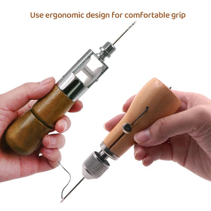 8pcs/set DIY Leather Sewing Thread Hand Sewing Tools Leather Craft Edge Stitching Belt Strips Shoemaker Canvas Repair Tools