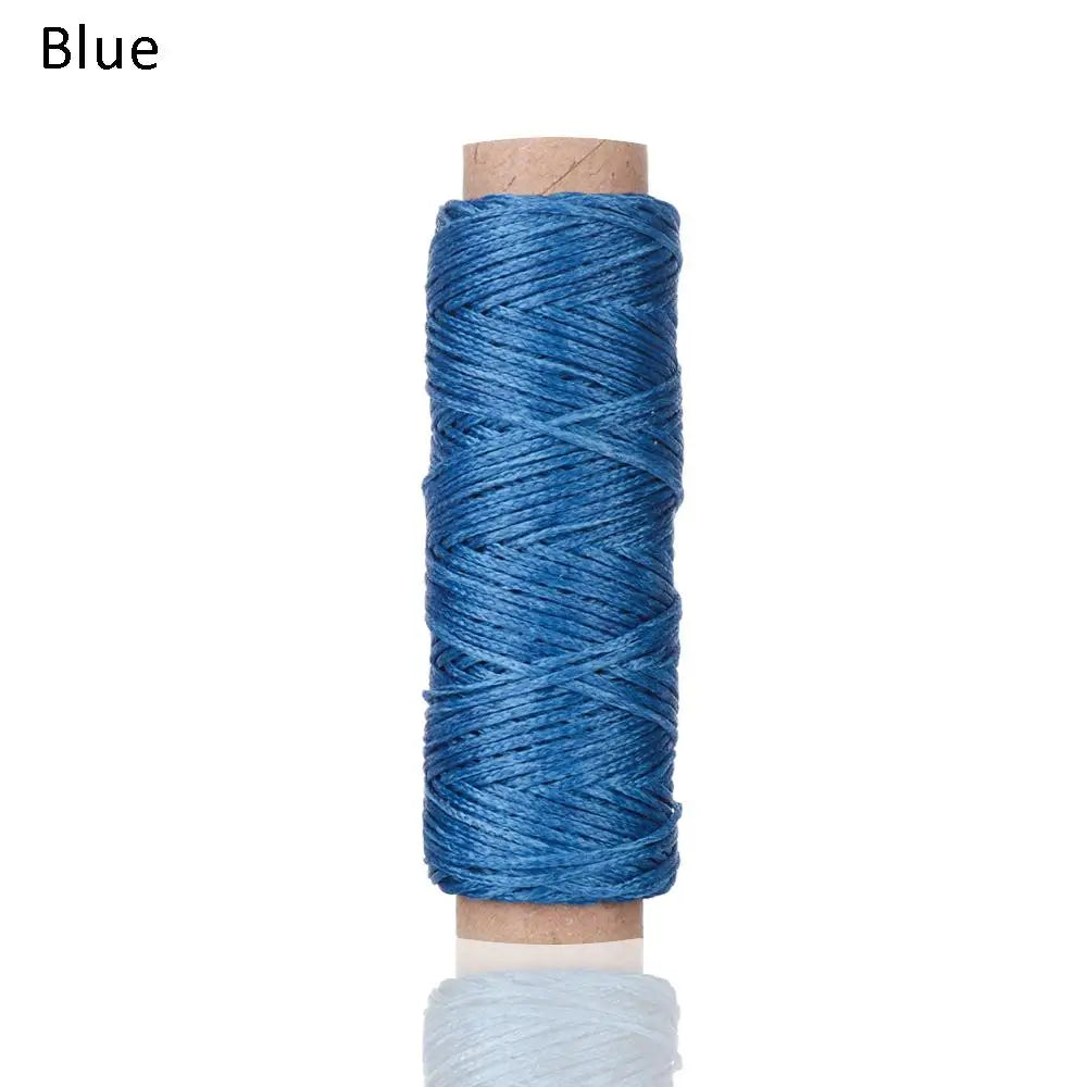 30m/roll Waxed Thread Cotton Cord String Strap Hand Stitching Thread for Leather Handicraft Tool Material Accessories