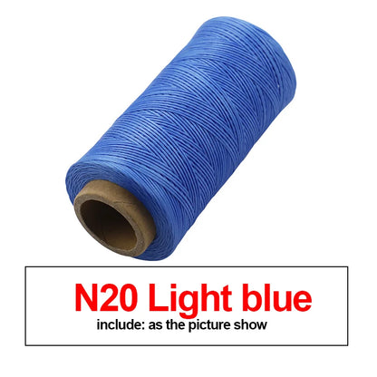 260M 150D Thickness Waxed Thread For Leather Waxed Cord For Diy Handicraft Tool Hand Stitching Thread Flat Waxed Sewing Line