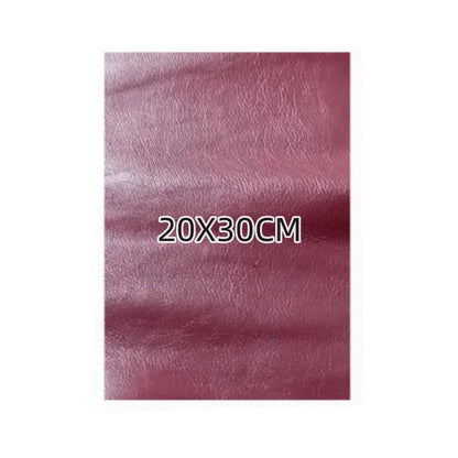 1.1/1.2mm Deep Pink Vegetable-Tanned Sheepskin. Top-Grain Leather. Genuine Leather Fabric. DIY For Bags By Hand. Whole Sheepskin