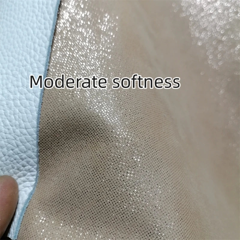0.6/0.7mm Mesh Pattern Gold-Embossed Sheepskin. Top-Grain Leather. Genuine Leather Fabric. DIY For Bags By Hand. Whole Sheepskin