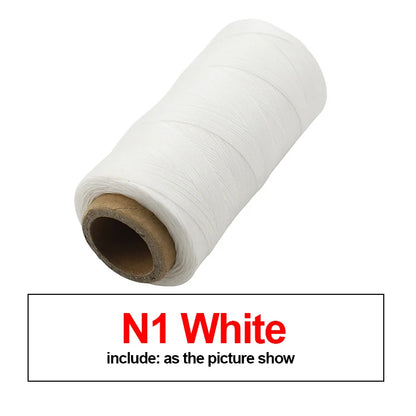 260M 150D Thickness Waxed Thread For Leather Waxed Cord For Diy Handicraft Tool Hand Stitching Thread Flat Waxed Sewing Line