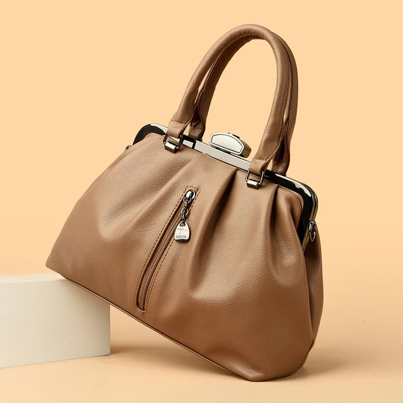 Brand Luxury Handbags Women Bags Designer Real Leather Handbag Leisure Crossbody Bags for Women New Lady Shoulder Bag Tote Bolsa