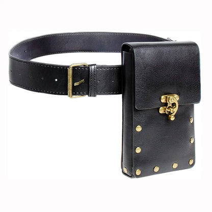 Renaissance Costume Accessories Belt Pouch 3 Potion Bottles Leather Holder Medieval Festival Halloween Costume Belt Waist Set