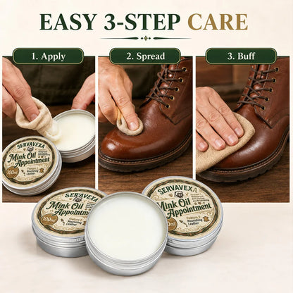 Leather Restore Cream 100ml Mink Oil Conditioner Waterproof Nourishing Balm for Smooth Leather Shoes Bags Furniture Polish
