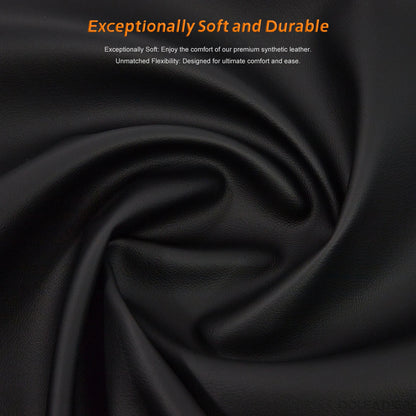 No Self-adhesive - Nappa Faux Leather - Soft, Waterproof & Scratch-Resistant for Sofa, Car Seats, Bags - Without Self-adhesive