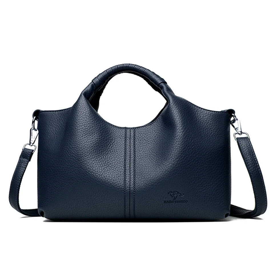 High Quality Soft Leather Women's Handbag Tote Bag Fashion Luxury Women Shoulder Bag Trendy Female Commute Crossbody Bags Wallet