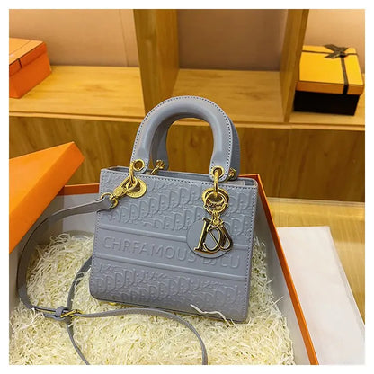 High-end Leather Ladies Hand Bags Popular Classic Elegant Classic Designer Paris Casual Simple Vintage Trendy Design Diaper Bag